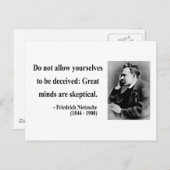 Nietzsche Quote 9b Briefkaart (Voorkant / Achterkant)