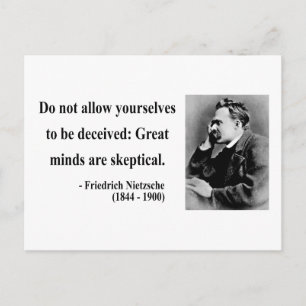 Nietzsche Quote 9b Briefkaart