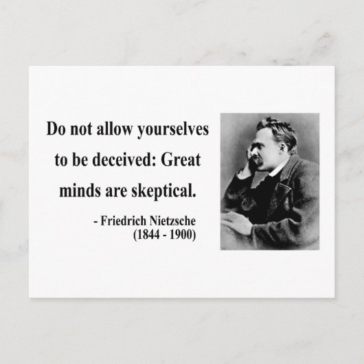 Nietzsche Quote 9b Briefkaart (Voorkant)