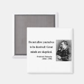 Nietzsche Quote 9b Magneet (Voorkant / Achterkant)