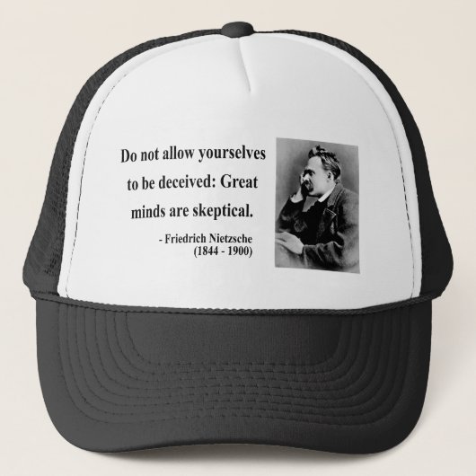 Nietzsche Quote 9b Trucker Pet (Voorkant)
