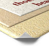 Nietzsche quote - art poster (Hoek)