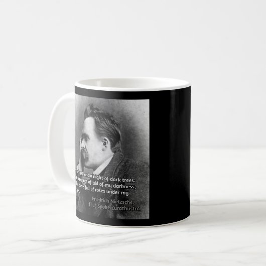 Nietzsche quote koffiemok (Voorkant links)