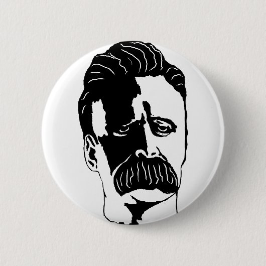 Nietzsche Ronde Button 5,7 Cm (Voorkant)
