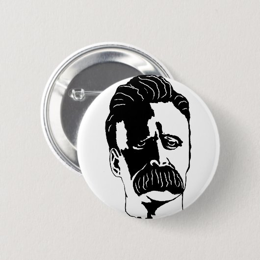 Nietzsche Ronde Button 5,7 Cm (Voorkant /achterkant)
