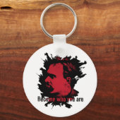 Nietzsche Sleutelhanger- word wie je bent Sleutelhanger (Voorkant)