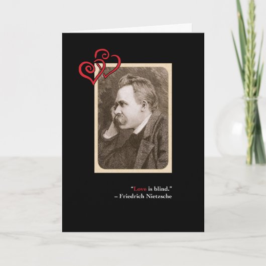 Nietzsche Sweet Valentine's Day Card #1 Feestdagen Kaart (Voorkant)