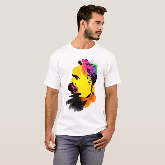 Nietzsche T-shirt (Voorkant volledig)