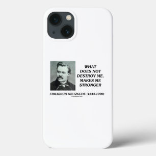 Nietzsche wat niet vernietigt maakt me sterker Case-Mate iPhone case