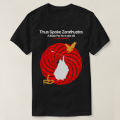 Nietzschex27s Aldus Spoke Zarathustra wit T-shirt (Design voorkant)