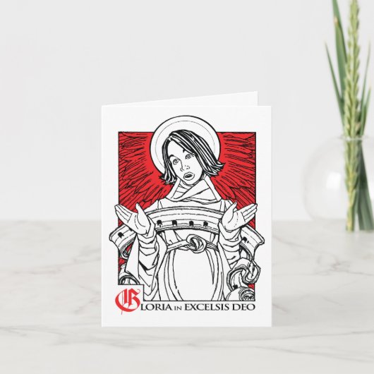 NIEUW! 2011 Kerstfeest Kaart: Eer aan God Feestdagen Kaart (Voorkant)