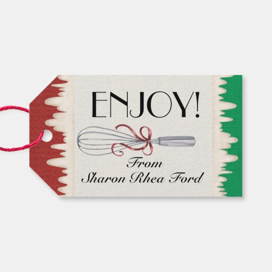 Nieuw #2 Exclusief Van De Keuken Cadeau Labels Cadeaulabel (Achterkant Horizontaal)