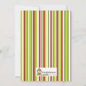 NIEUW 2-Sided Kerstmis van de Manuscript kaart-pas Feestdagenkaart (Achterkant)