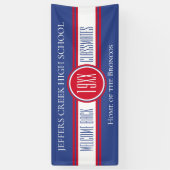 NIEUW! 6 Welkomstbanner voor voet klasse reunion Spandoek (Verticaal)