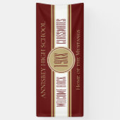 NIEUW! 6 Welkomstbanner voor voet klasse reunion Spandoek (Verticaal)