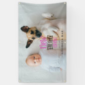 Nieuw aan de bemanning | Geboortemteken ter bekend Spandoek (Verticaal)