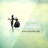 Nieuw aangekomen aangepast product promo vensterfo raamsticker (Vel 3)