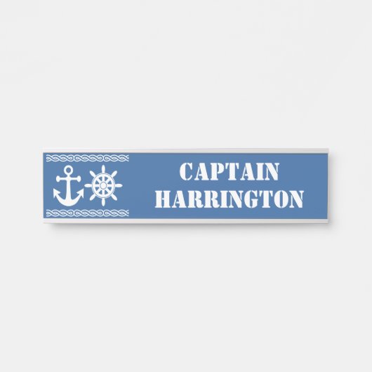 Nieuw aangepast tekst- en kleurdeurteken deurbordje (Voorkant)