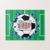 Nieuw Aangepast Voetbal en Spelers Legpuzzel (Horizontaal)