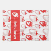 NIEUW "Aardbei ... velden voor eeuwig" Tea Towel Theedoek (Horizontaal)