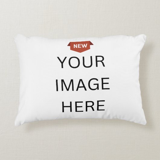 NIEUW! Accentkussen 12 "x 16" - polyester Aanpasse Accent Kussen (Voorkant)