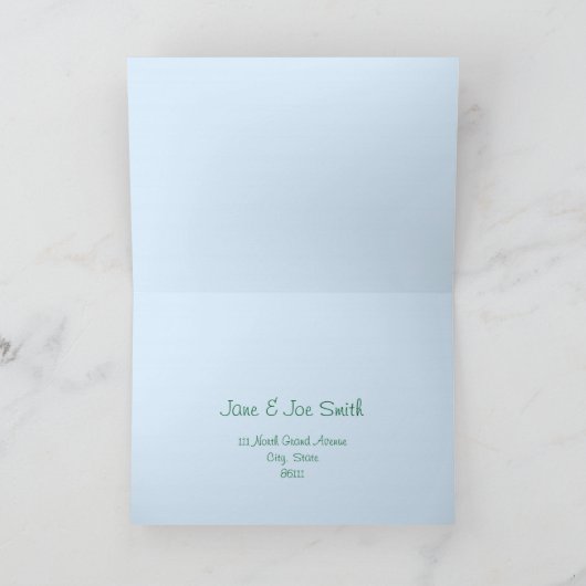 Nieuw adres aankondiging (Binnen)