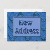 Nieuw adres aankondigingskaart (Voorkant / Achterkant)