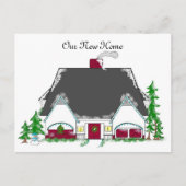 Nieuw adres aankondigingskaart (Voorkant)