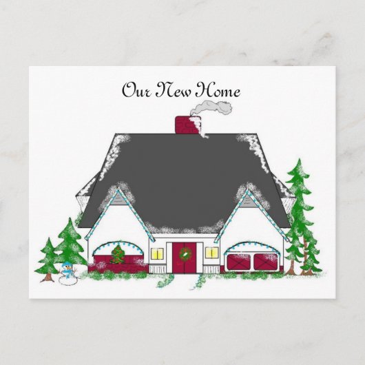 Nieuw adres aankondigingskaart (Voorkant)