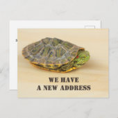 Nieuw adres aankondigingskaart (Voorkant / Achterkant)