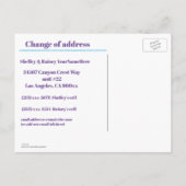 Nieuw adres aankondigingskaart (Achterkant)