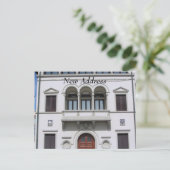 Nieuw adres aankondigingskaart (Staand voorkant)