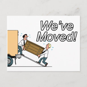 Nieuw adres aankondigingskaart