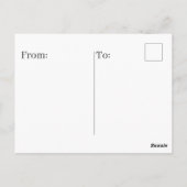 Nieuw adres ansichtkaart briefkaart (Achterkant)