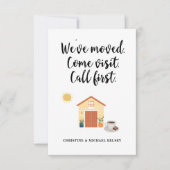 Nieuw adres Bericht van verhuizing Aankondiging (Voorkant)