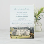 Nieuw Adres Bewegend Nieuwe Aankondiging van het H (Staand voorkant)