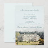 Nieuw Adres Bewegend Nieuwe Aankondiging van het H (Voorkant / Achterkant)