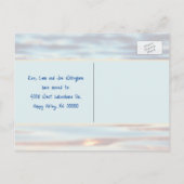 Nieuw adres bij de aankondiging van de beweging va (Achterkant)