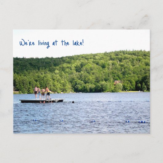 Nieuw adres bij de aankondiging van de beweging va (Voorkant)