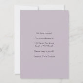 Nieuw adres Blooms Bewegende aankondiging Boeket (Achterkant)