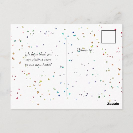 Nieuw adres briefkaart (Achterkant)