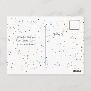 Nieuw adres briefkaart