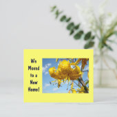 Nieuw Adres briefkaarten Verplaatst naar Nieuwe Th (Staand voorkant)