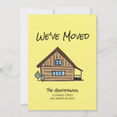 Nieuw adres dat we hebben verplaatst Aankondiging (Voorkant)