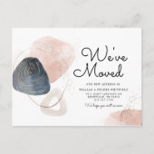 Nieuw adres dat we hebben verplaatst Aankondiging Briefkaart (Voorkant)