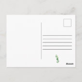 Nieuw adres Eucalyptus Leaf Botanische Calligrafie Briefkaart (Achterkant)