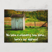 Nieuw adres Grappig dat we verhuisden Aankondigingskaart (Voorkant)