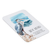 Nieuw adres: Great Blue Heron Waterfront Magneet (Rechterzijde)