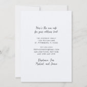 Nieuw adres: Great Blue Heron Waterfront Moving Aankondiging (Achterkant)