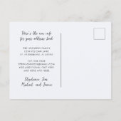 Nieuw adres: Great Blue Heron Waterfront Moving Aankondigingskaart (Achterkant)